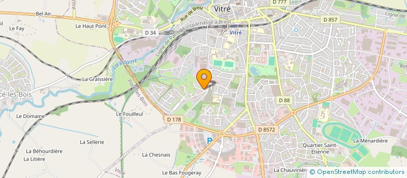 localisation de l'entreprise MONSIEUR CHRISTIAN LEGAC  VITRE