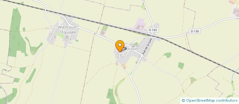 localisation de l'entreprise MONSIEUR CHRISTIAN LEGENDRE  GUILLAUCOURT