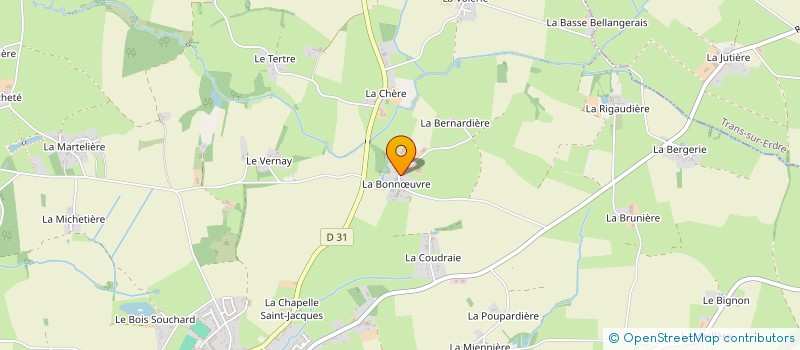 localisation de l'entreprise MONSIEUR CHRISTIAN LEGRAS  LES TOUCHES