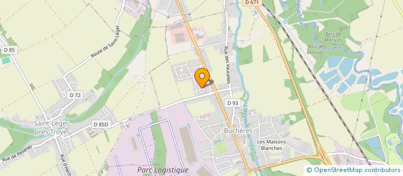 localisation de l'entreprise MONSIEUR CHRISTIAN LEITE  BUCHERES