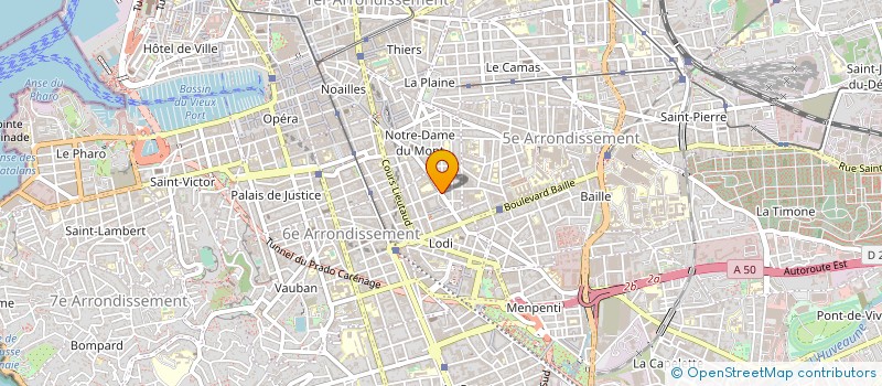 localisation de l'entreprise MONSIEUR CHRISTIAN LELAURIN à MARSEILLE