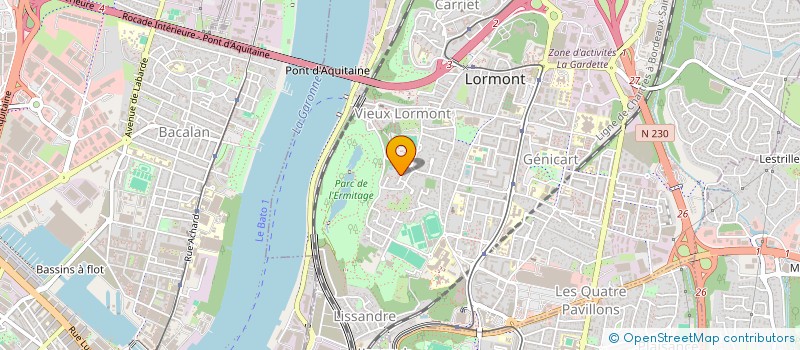 localisation de l'entreprise MONSIEUR CHRISTIAN LELOUP  LORMONT