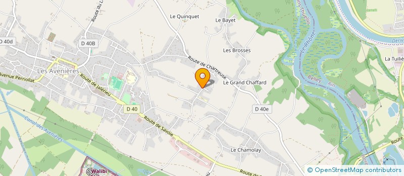 localisation de l'entreprise MONSIEUR CHRISTIAN LEMAILLE  LES AVENIERES VEYRINS-THUELLIN