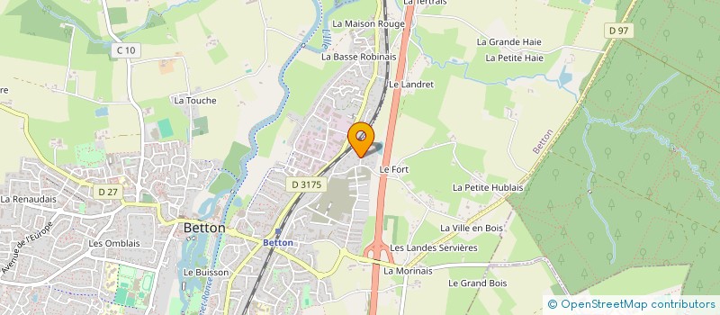 localisation de l'entreprise MONSIEUR CHRISTIAN LEMAIRE  BETTON