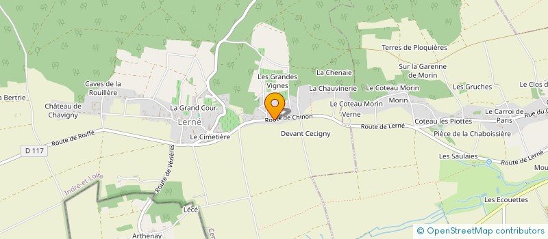 localisation de l'entreprise MONSIEUR CHRISTIAN LEMESLE  CHINON