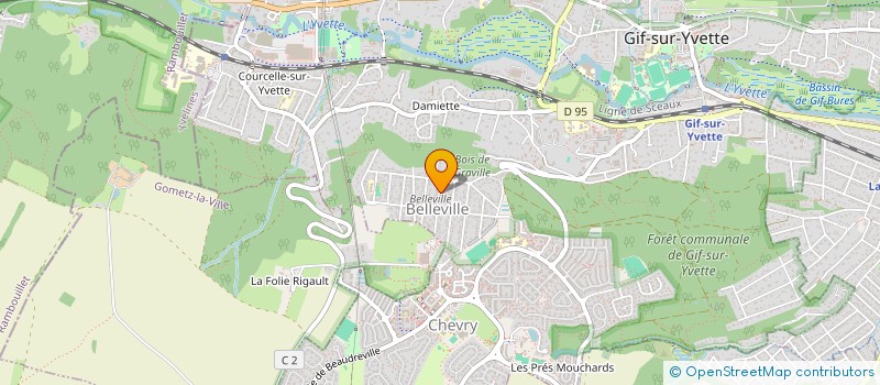 localisation de l'entreprise MONSIEUR CHRISTIAN LEMONNIER  GIF-SUR-YVETTE