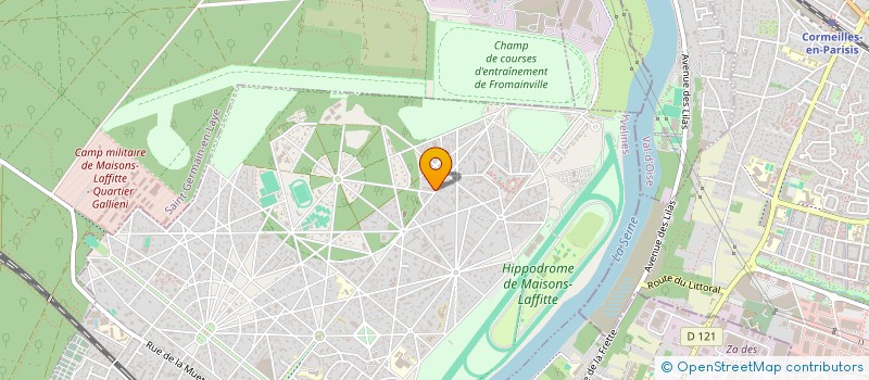 localisation de l'entreprise MONSIEUR CHRISTIAN LEMOUTON à MAISONS-LAFFITTE