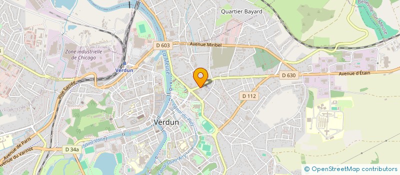 localisation de l'entreprise MONSIEUR CHRISTIAN LEMOY à VERDUN
