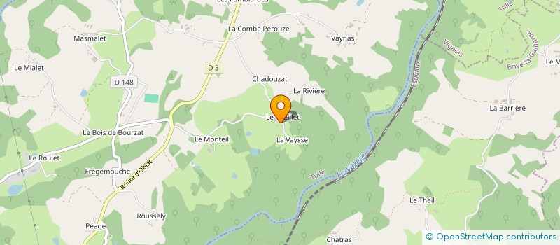 localisation de l'entreprise MONSIEUR CHRISTIAN LENFANT  ORGNAC-SUR-VEZERE