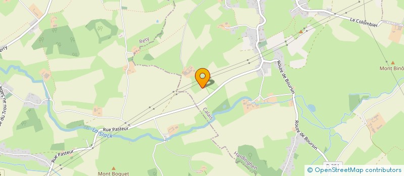 localisation de l'entreprise MONSIEUR CHRISTIAN LENGAGNE  HARDINGHEN