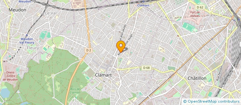 localisation de l'entreprise MONSIEUR CHRISTIAN LEOURIER à CLAMART