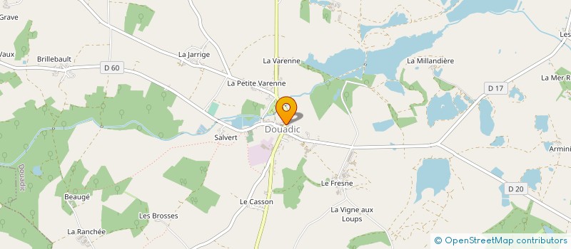 localisation de l'entreprise MONSIEUR CHRISTIAN LEPAIR à DOUADIC