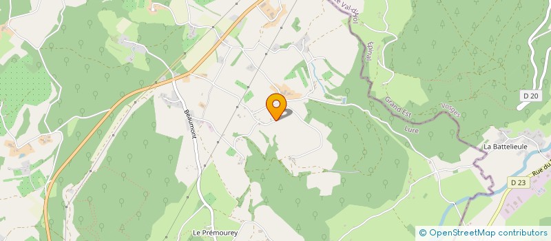 localisation de l'entreprise MONSIEUR CHRISTIAN LEPAUL à FOUGEROLLES-SAINT-VALBERT