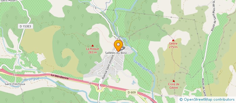 localisation de l'entreprise MONSIEUR CHRISTIAN LEPOT  LE BOSC