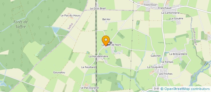 localisation de l'entreprise MONSIEUR CHRISTIAN LERAY  NORT-SUR-ERDRE