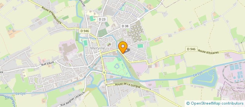 localisation de l'entreprise MONSIEUR CHRISTIAN LEROUGE  MERVILLE