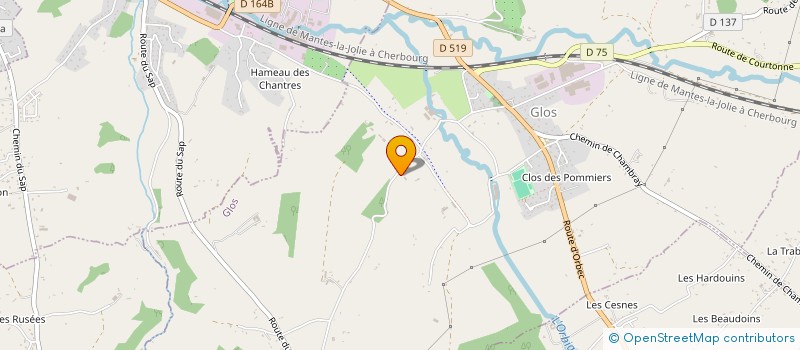 localisation de l'entreprise MONSIEUR CHRISTIAN LEROUVILLOIS  GLOS