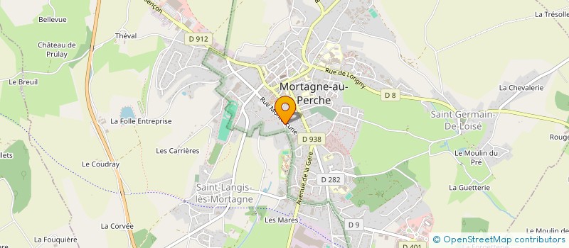localisation de l'entreprise MONSIEUR CHRISTIAN LEROUX à MORTAGNE-AU-PERCHE