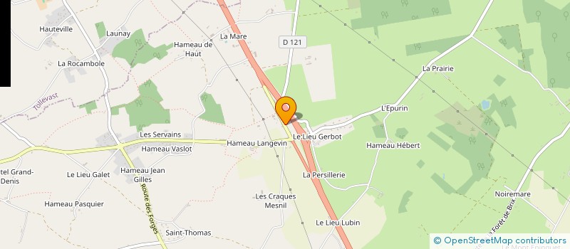 localisation de l'entreprise MONSIEUR CHRISTIAN LEROUX  BRIX