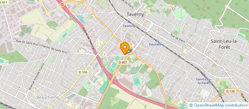 localisation de l'entreprise MONSIEUR CHRISTIAN LEROY  TAVERNY