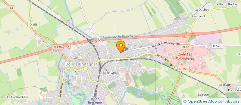 localisation de l'entreprise MONSIEUR CHRISTIAN LEROY  DOL-DE-BRETAGNE