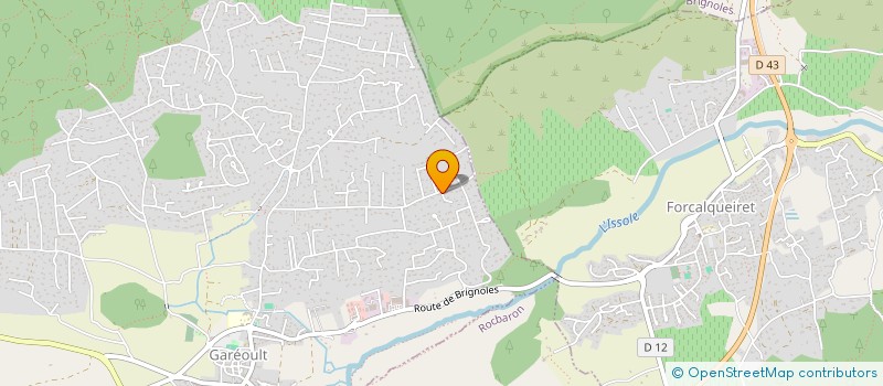 localisation de l'entreprise MONSIEUR CHRISTIAN LEROY-NAPOLI  GAREOULT