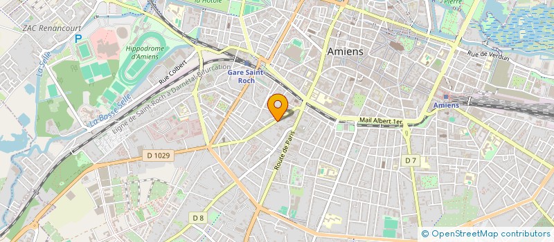 localisation de l'entreprise MONSIEUR CHRISTIAN LESCUREUX à AMIENS