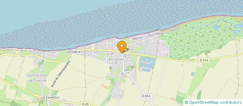 localisation de l'entreprise MONSIEUR CHRISTIAN LETISSIER  ASNELLES