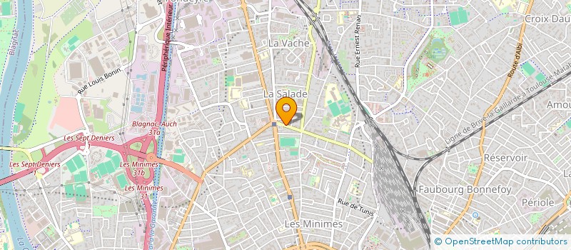 localisation de l'entreprise MONSIEUR CHRISTIAN LETOILE à TOULOUSE