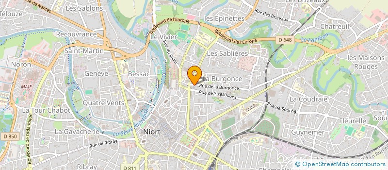 localisation de l'entreprise MONSIEUR CHRISTIAN LEVEQUE à NIORT