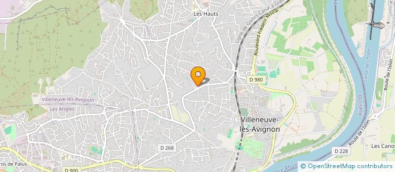 localisation de l'entreprise MONSIEUR CHRISTIAN LEVEQUE  VILLENEUVE LES AVIGNON