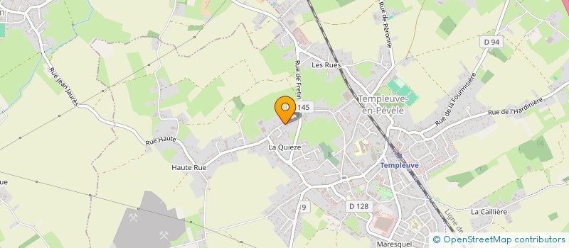 localisation de l'entreprise MONSIEUR CHRISTIAN LEVEQUE  TEMPLEUVE-EN-PEVELE