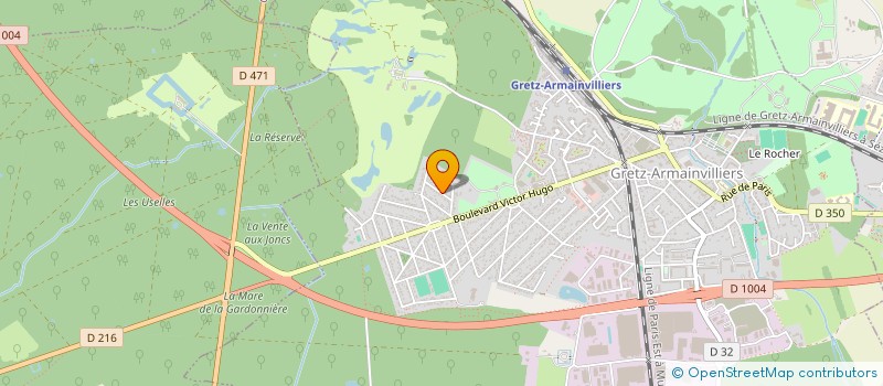 localisation de l'entreprise MONSIEUR CHRISTIAN LEVEQUE  GRETZ-ARMAINVILLIERS