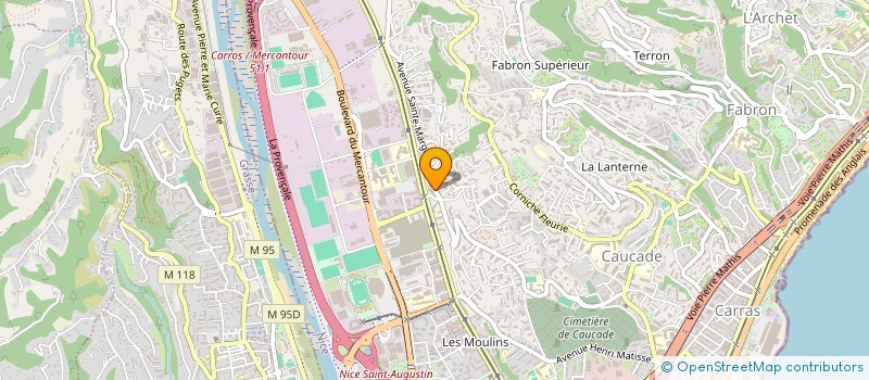 localisation de l'entreprise MONSIEUR CHRISTIAN LEVON  NICE