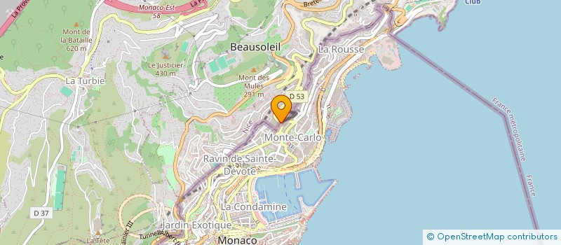 localisation de l'entreprise MONSIEUR CHRISTIAN LEWICKI  BEAUSOLEIL