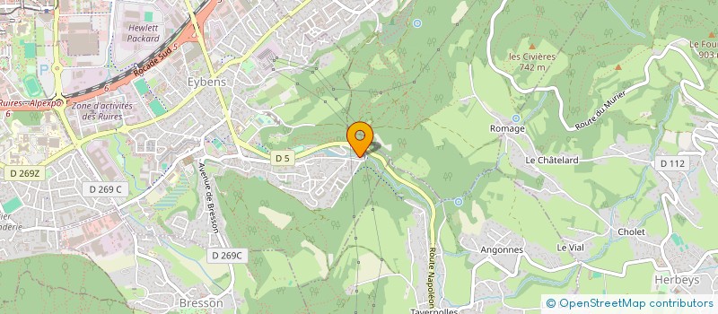 localisation de l'entreprise MONSIEUR CHRISTIAN LEYNAUD  EYBENS