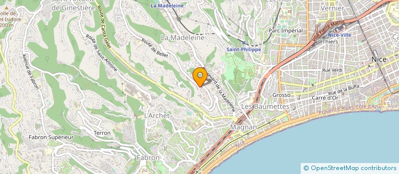 localisation de l'entreprise MONSIEUR CHRISTIAN LEYRIS à NICE
