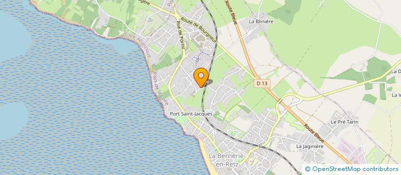 localisation de l'entreprise MONSIEUR CHRISTIAN LIAIGRE à LA BERNERIE-EN-RETZ