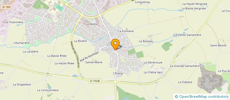 localisation de l'entreprise MONSIEUR CHRISTIAN LIAIGRE  LES HERBIERS