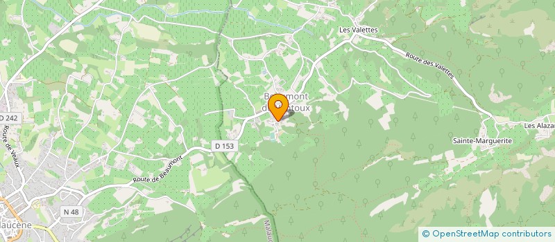 localisation de l'entreprise MONSIEUR CHRISTIAN LIBON  BEAUMONT-DU-VENTOUX