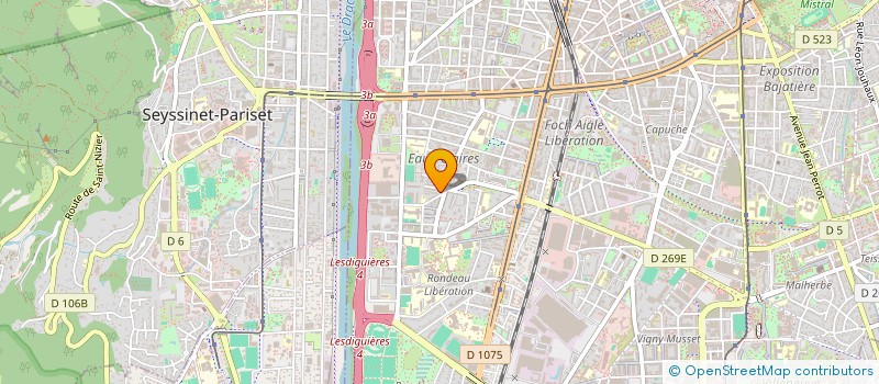 localisation de l'entreprise MONSIEUR CHRISTIAN LIBRALATO à GRENOBLE