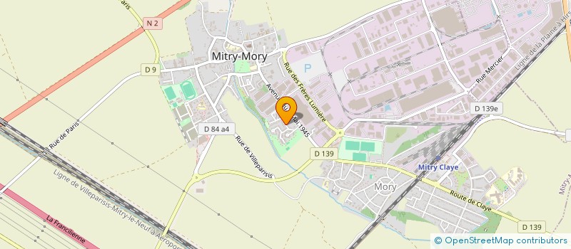 localisation de l'entreprise MONSIEUR CHRISTIAN LIENNARD  MITRY-MORY