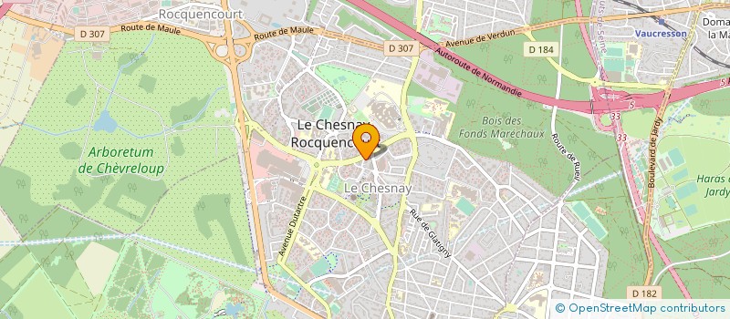 localisation de l'entreprise MONSIEUR CHRISTIAN LIEWIG à LE CHESNAY-ROCQUENCOURT