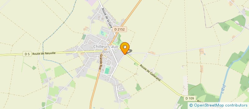 localisation de l'entreprise MONSIEUR CHRISTIAN LIMODIN à CHILLEURS-AUX-BOIS