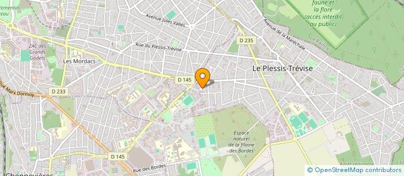 localisation de l'entreprise MONSIEUR CHRISTIAN LINGONGA  LE PLESSIS-TREVISE