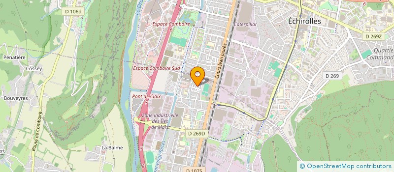 localisation de l'entreprise MONSIEUR CHRISTIAN LIOTARD  LE PONT-DE-CLAIX