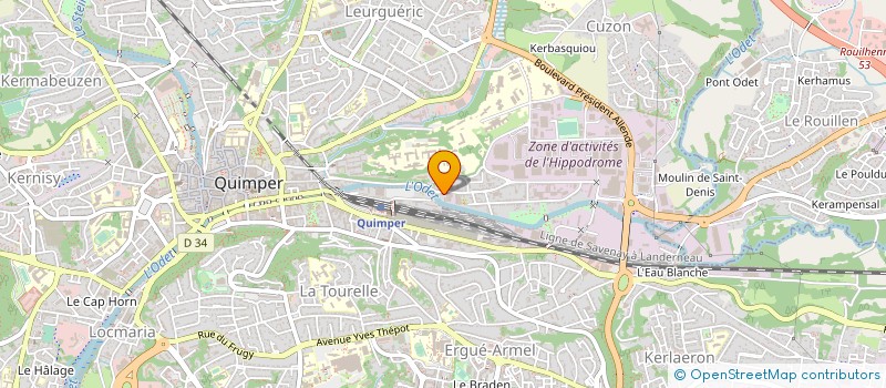 localisation de l'entreprise MONSIEUR CHRISTIAN LIOTO à QUIMPER