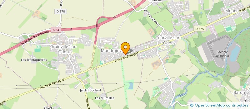 localisation de l'entreprise MONSIEUR CHRISTIAN LITTIERRE à MONDRAINVILLE
