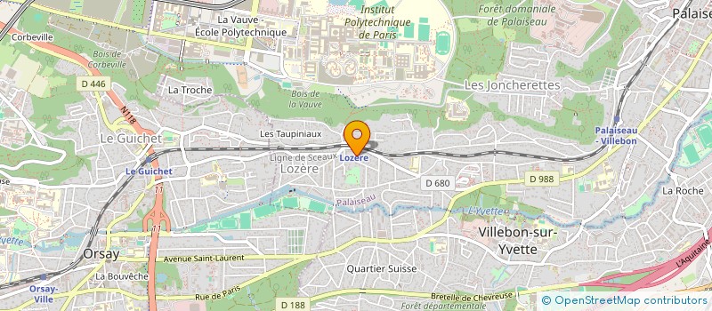 localisation de l'entreprise MONSIEUR CHRISTIAN LOBJOIT  PALAISEAU