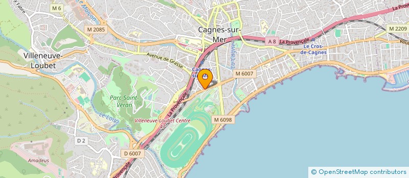localisation de l'entreprise MONSIEUR CHRISTIAN LOCQUENEUX à CAGNES-SUR-MER